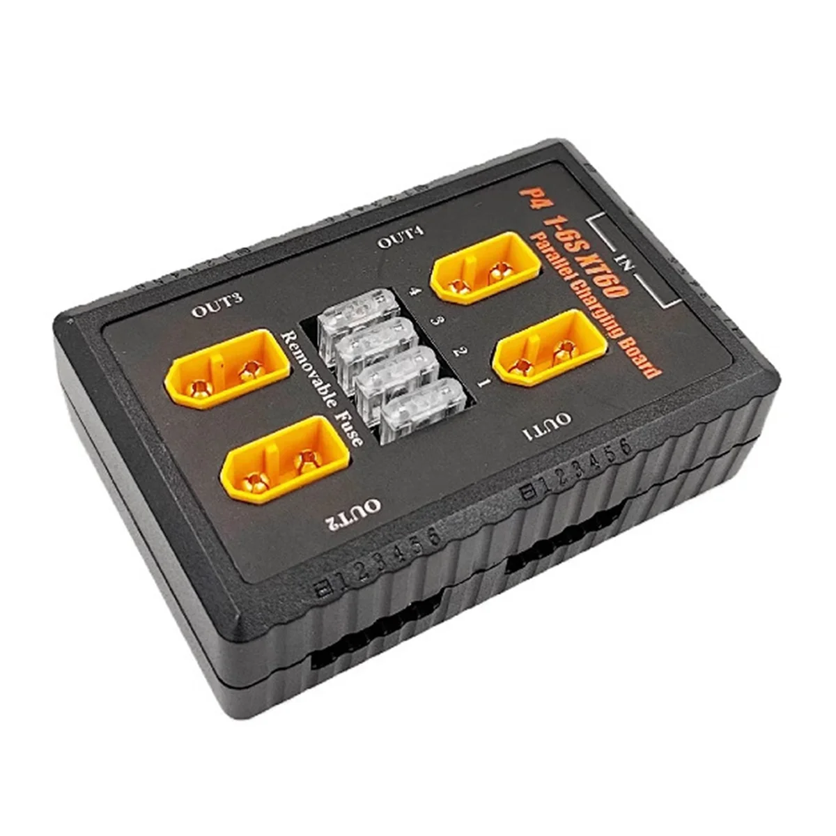Параллельная зарядная плата XT60 1-6S 4 канала 20A для аккумуляторов RC