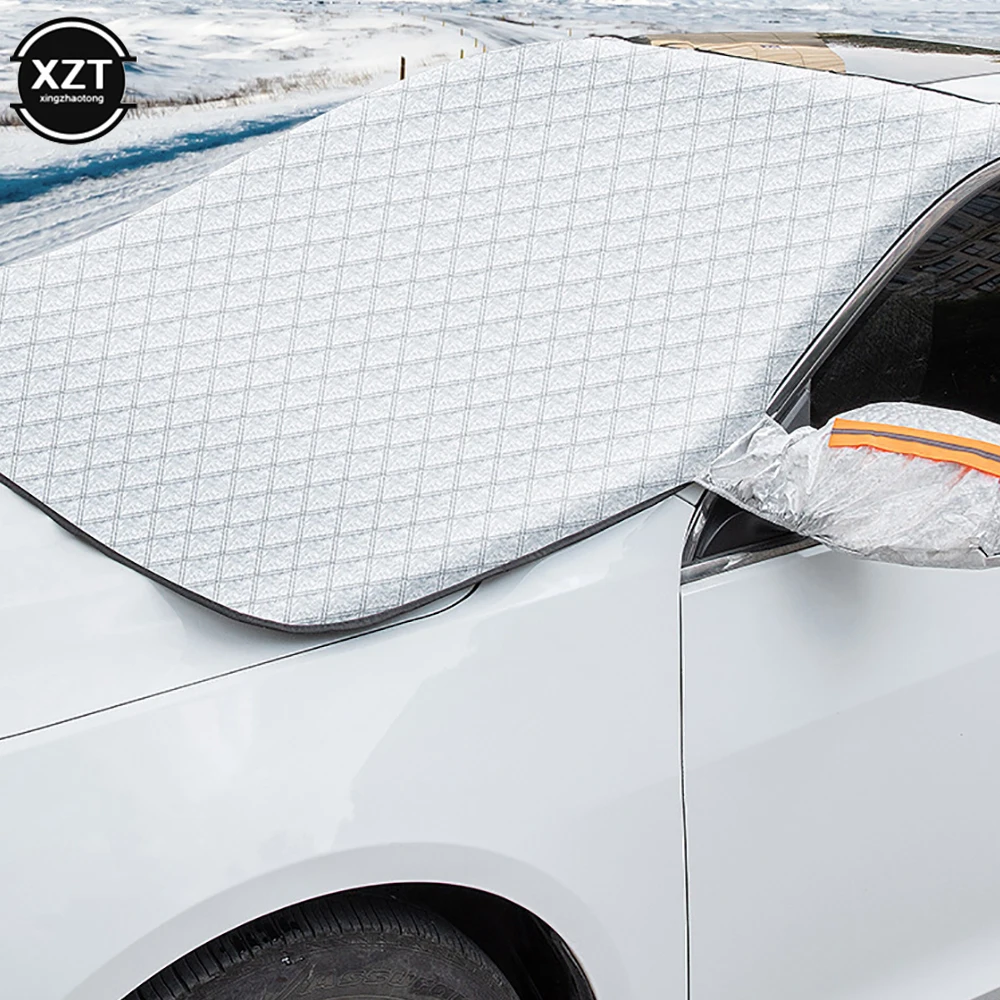 

Автомобильный Снежный чехол, автомобильный чехол, солнцезащитный козырек на лобовое стекло, уличная водонепроницаемая защита от льда, мороза, автомобильный протектор, зимний Внешний чехол для автомобиля