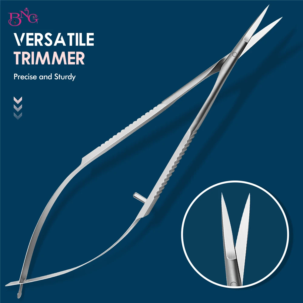 Description Picture 3 of itemBNG Stainless Steel Cuticle Nipper Pliers Dead Skin Remover Squeeze Straight Manicure Scissors Eyebrow Scissors Beauty Tools