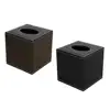 PU Leather Square Facial Tissue Box Cover Elegant Countertop Tissue Container Paper Napkin Holder for Home Living Room 4
