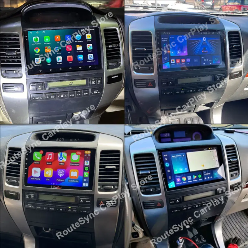 Radio Android 2 Din para Toyota Land Cruiser Prado 120 3 III, para Lexus GX470 GX 470 J120 2002 - 2009, Pantalla Táctil 2
