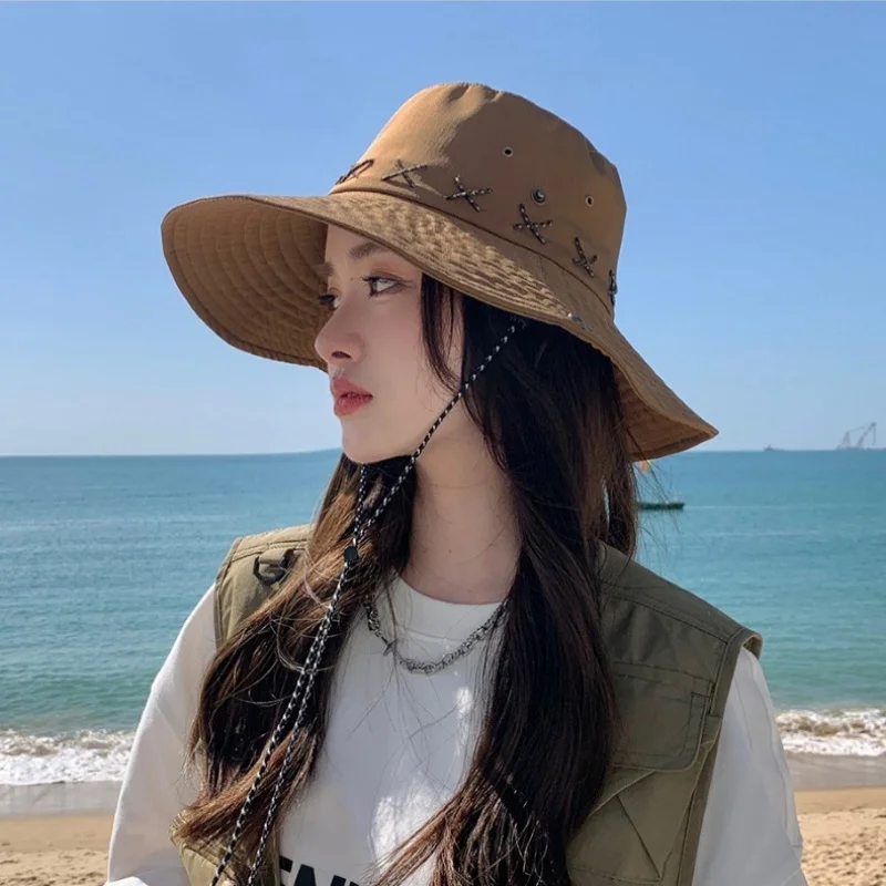 Spring summer men women universal quick dry outdoor hat hundreds of unisex riding mountaineering casual sunscreen hat cowboy