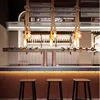 Vintage Hemp Rope Pendant Light Holder 1/2/3/4/5 head AC85-265V Loft Personality Industrial Pendant Lamp Edison hanglamp 6
