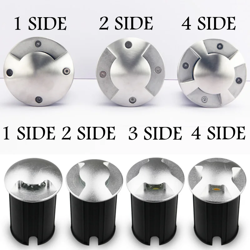 Outdoor Lighting 10W 6W 3W Garden Yard Step Stairs Floor Deck LED Recessed Inground Lamps LED Underground Spotlight AC220V 110V