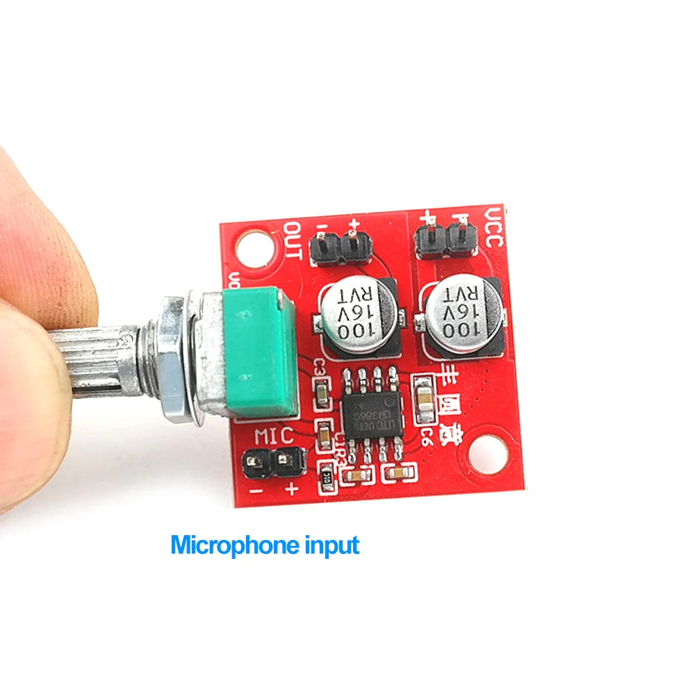 DC412VLM386ElectretMicrophoneAmplifierMicrophonePickupModule