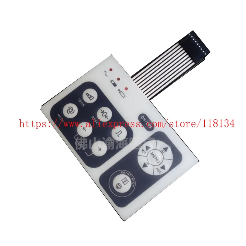 

For Edan SE-300B/SE-3B/SE-100/SE-3/SE-1 Button Membrane Button Panel Keyboard Panel Key panel English