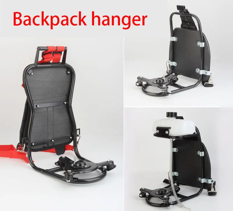 Universal Knapsack Lawn Mower Brush Cutter Grass Trimmer Metal Seat,Shock-Absorbing Frame Backpack 43cc 52cc 63cc Engine Hanger 100 pcs car cushion hook seat fixing hanger belt fastener rear pad iron metal vehicle