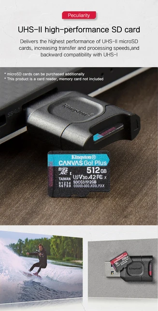 Kingston MobileLite Plus USB 3.2 SDHC/SDXC Lettore Di Schede SD Sony MRW-S1 UHS-II - Velocità Super Rapida Memory Card Reader - Foto 7