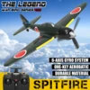 Volantex RC Plane 2.4G 4CH Remote Control Airplane EPP 400mm Wingspan 6-Axis Aerobatic Fighter 761-15 Zero Fighter RTF 2
