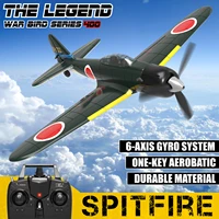 Volantex RC Plane 2.4G 4CH Remote Control Airplane EPP 400mm Wingspan 6-Axis Aerobatic Fighter 761-15 Zero Fighter RTF 2