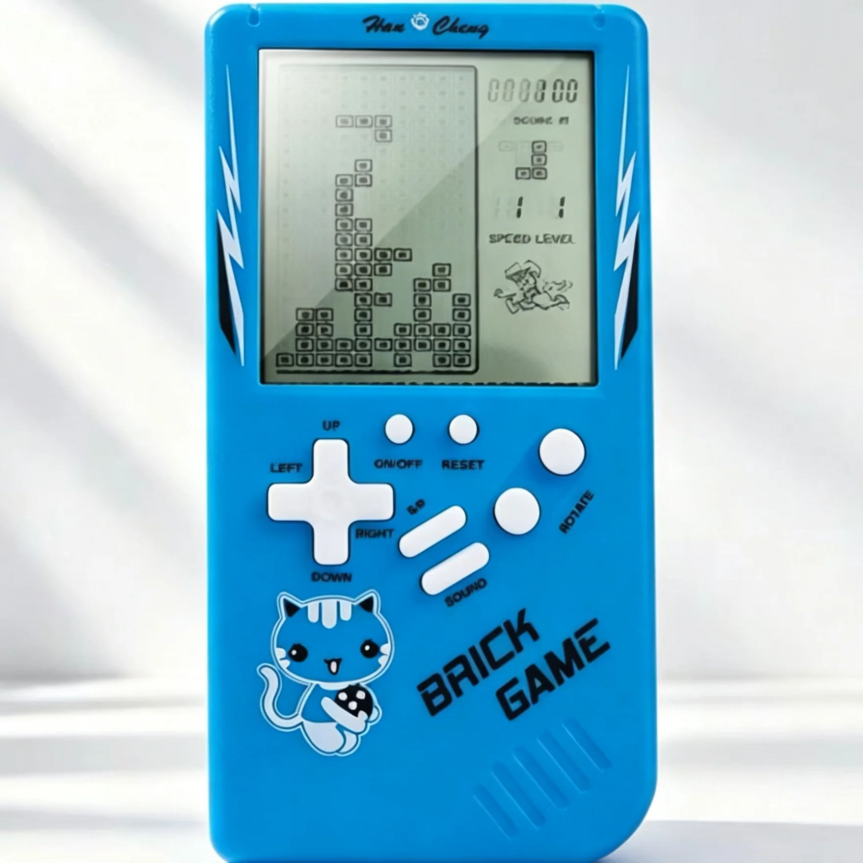 Console di Gioco Portatile Retrò Classica, Giocattolo Elettronico con Grande Schermo per Bambini - immagine 3