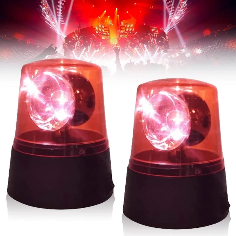 Rotating 360° Flashing Strobe Light with Reflector