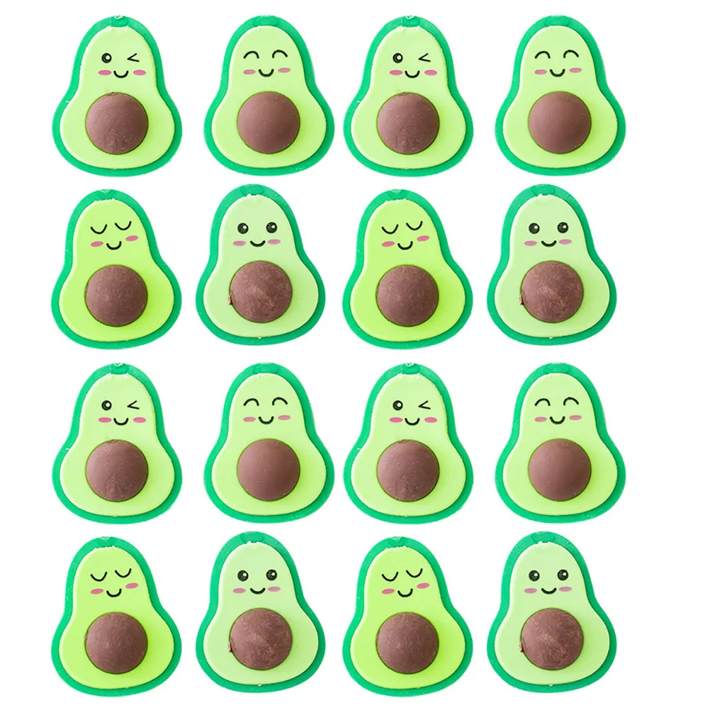 

36 Pcs Avocado Eraser Mini Erasers for Classroom Cartoon Educational Students Gifts Prize Kawaii