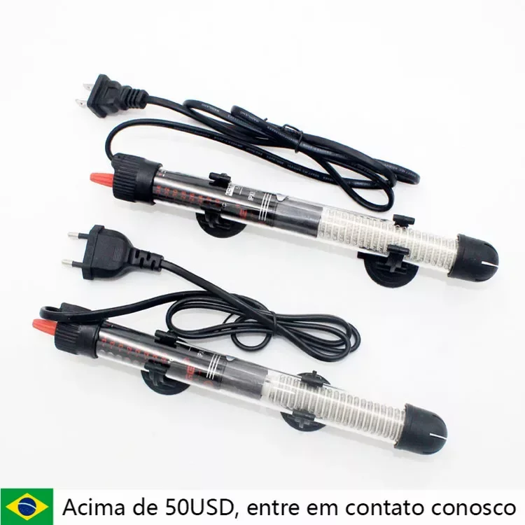

25W-300W Adjustable Temperature Thermostat Heater Rod Submersible Aquarium Fish Tank Water Heat Water Heating 110v-220v EU US