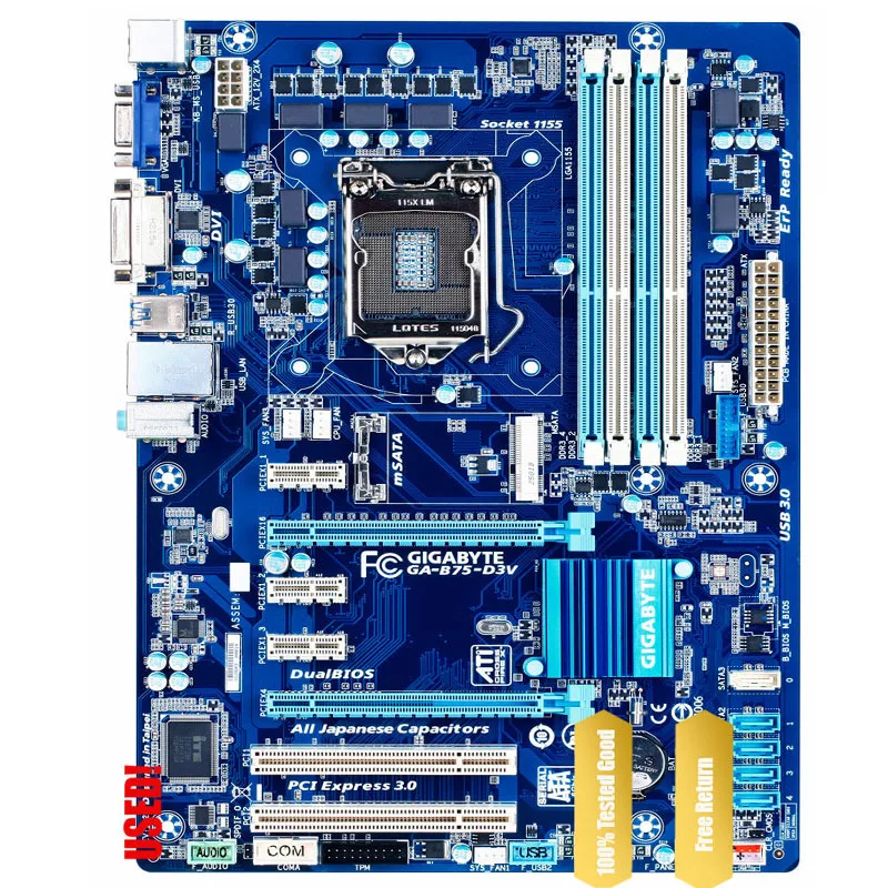 Dual Uefi Bios Tecnologia Híbrida Efi Pode Suportar Discos Rígidos Acima de 3tb Ga-b75-d3v Gigabyte-ga-b75-d3v