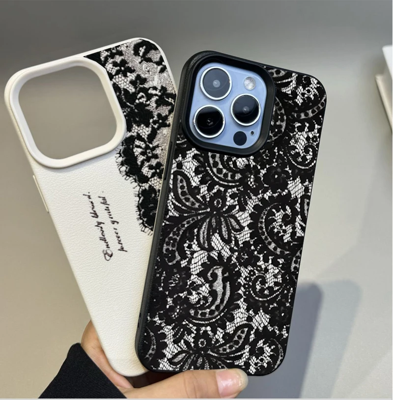 Elegant Lace Print Phone Case