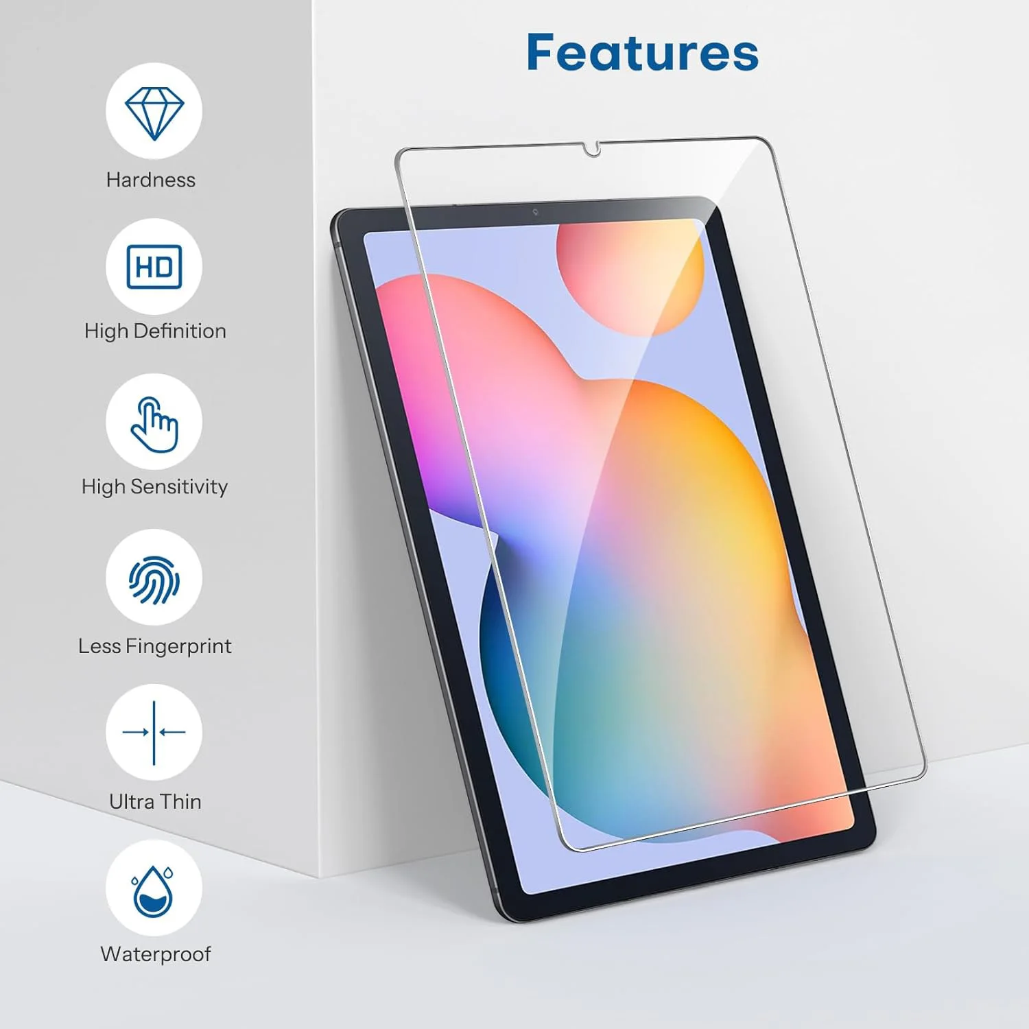Premium Tempered Glass Screen Protector for 10.4-Inch Tablets - Scratch Resistant, 2-Pack
