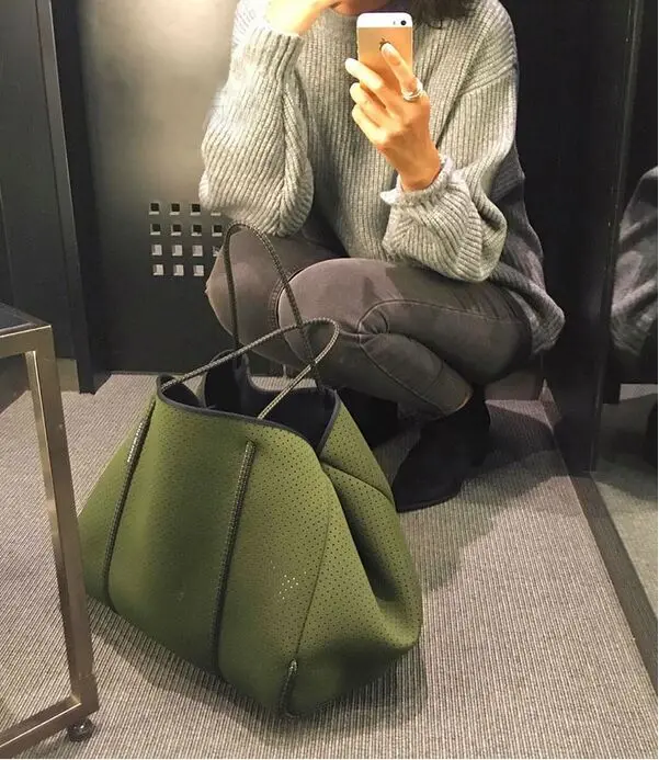 Women Handbags Canvas Bag Leather Handbag Sunny Beach Tote Shoulder Bag For Women Large Beach Neoprene Light Handbags Bolsas Female