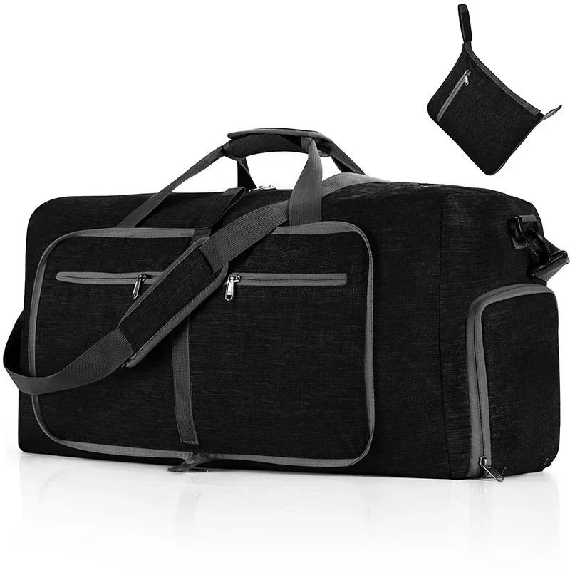 

Gym Bag With Shoe Storage 85L Large Capacity Portable Fitness Bag Outdoor Sports Travel Waterproof Oxford Luggage Women Men