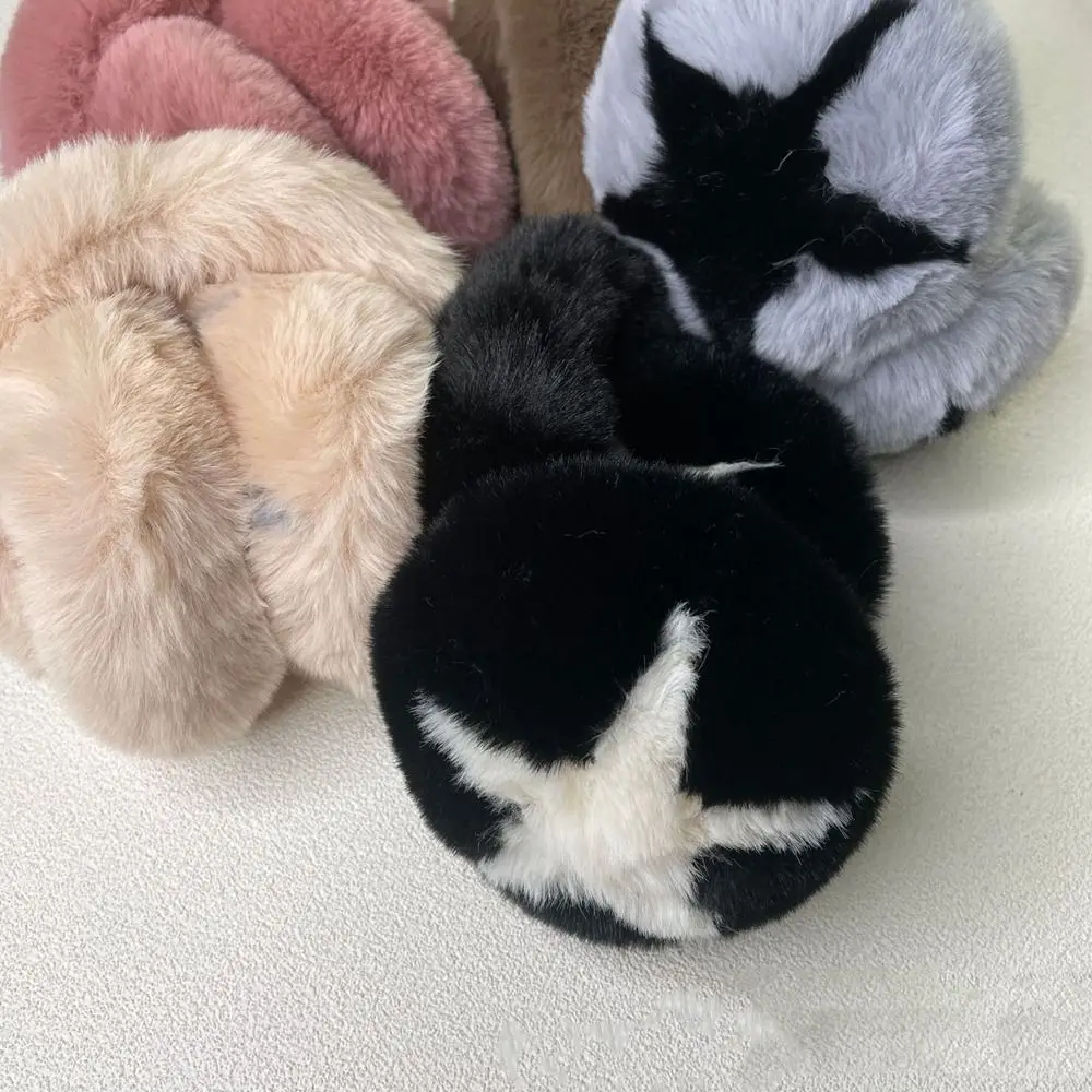 Star Plush Earmuffs Soft Thicken Windproof Five Point Star Earmuffs Earflap Ear Warmers Winter Ear Cover Student