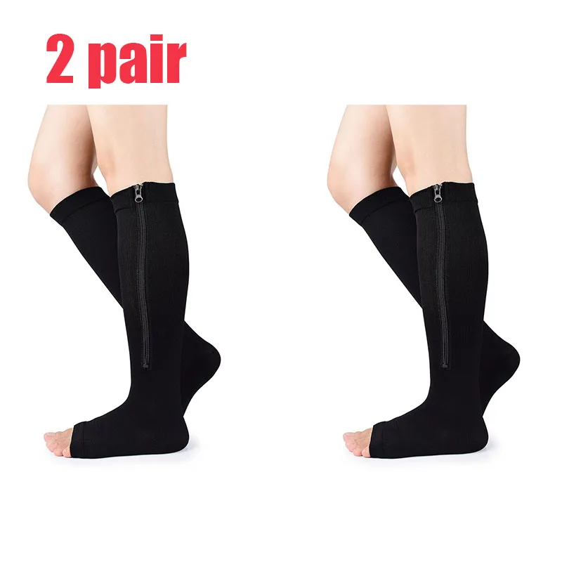 Revitalizing Zippered Compression Socks – Enhance Circulation & Soothe Aches (Available in Sets)