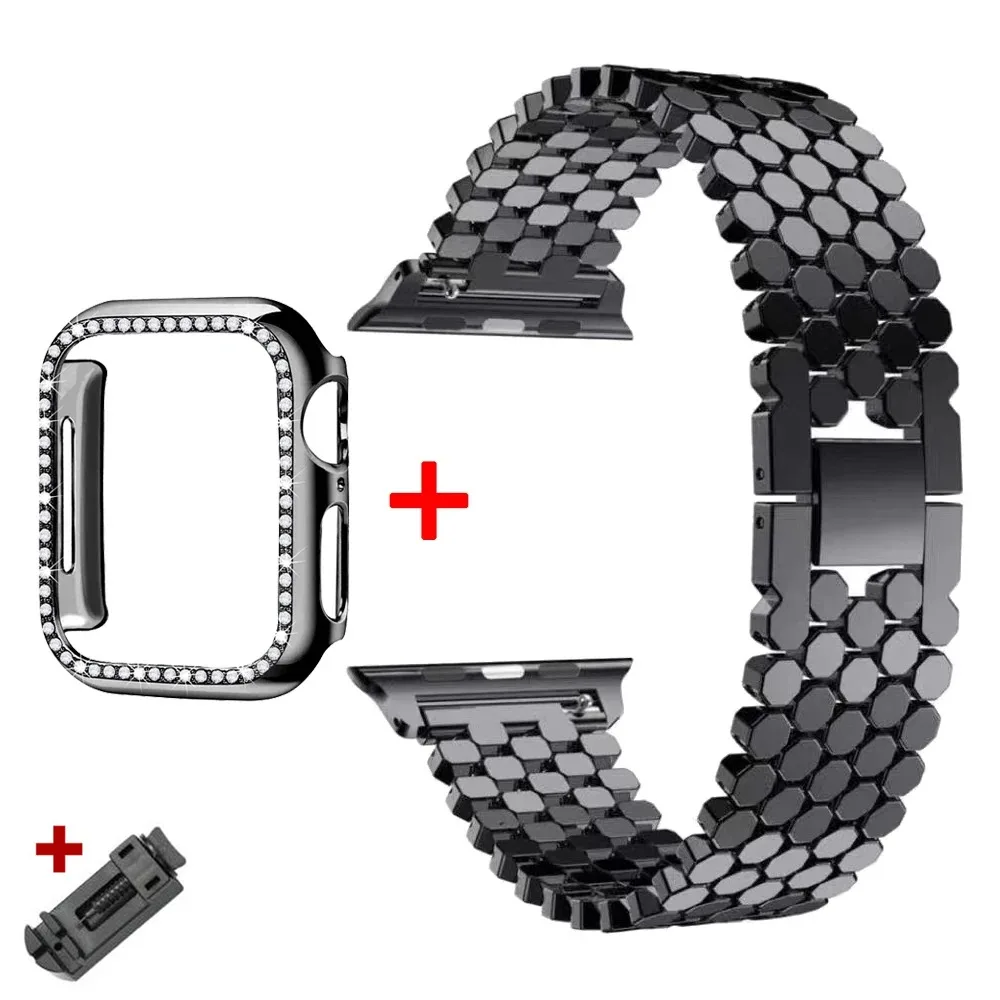Premium Stainless Steel Watch Band Strap - Elegant Wristband Bracelet