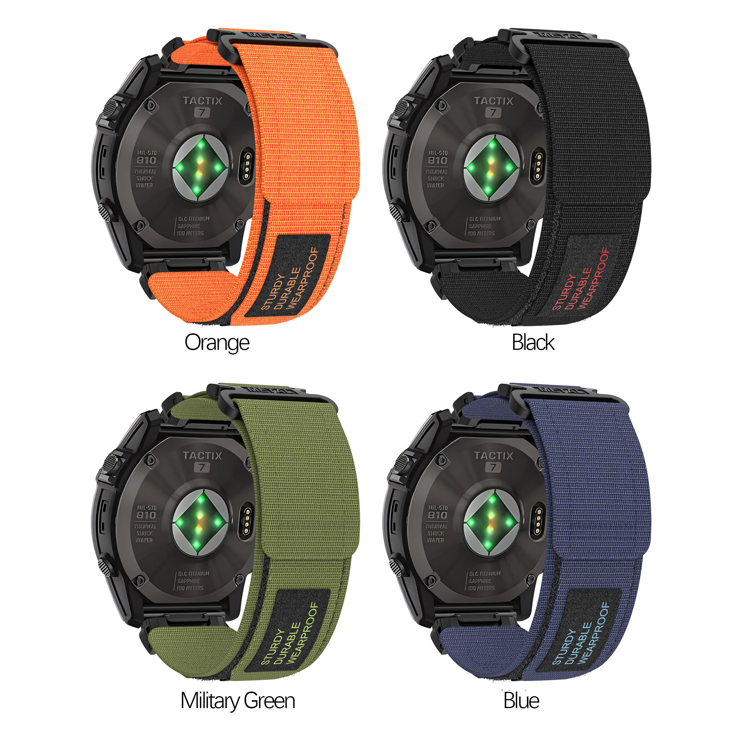 Premium Nylon Quick Fit Sport Bracelet Band - 22mm/26mm Strap
