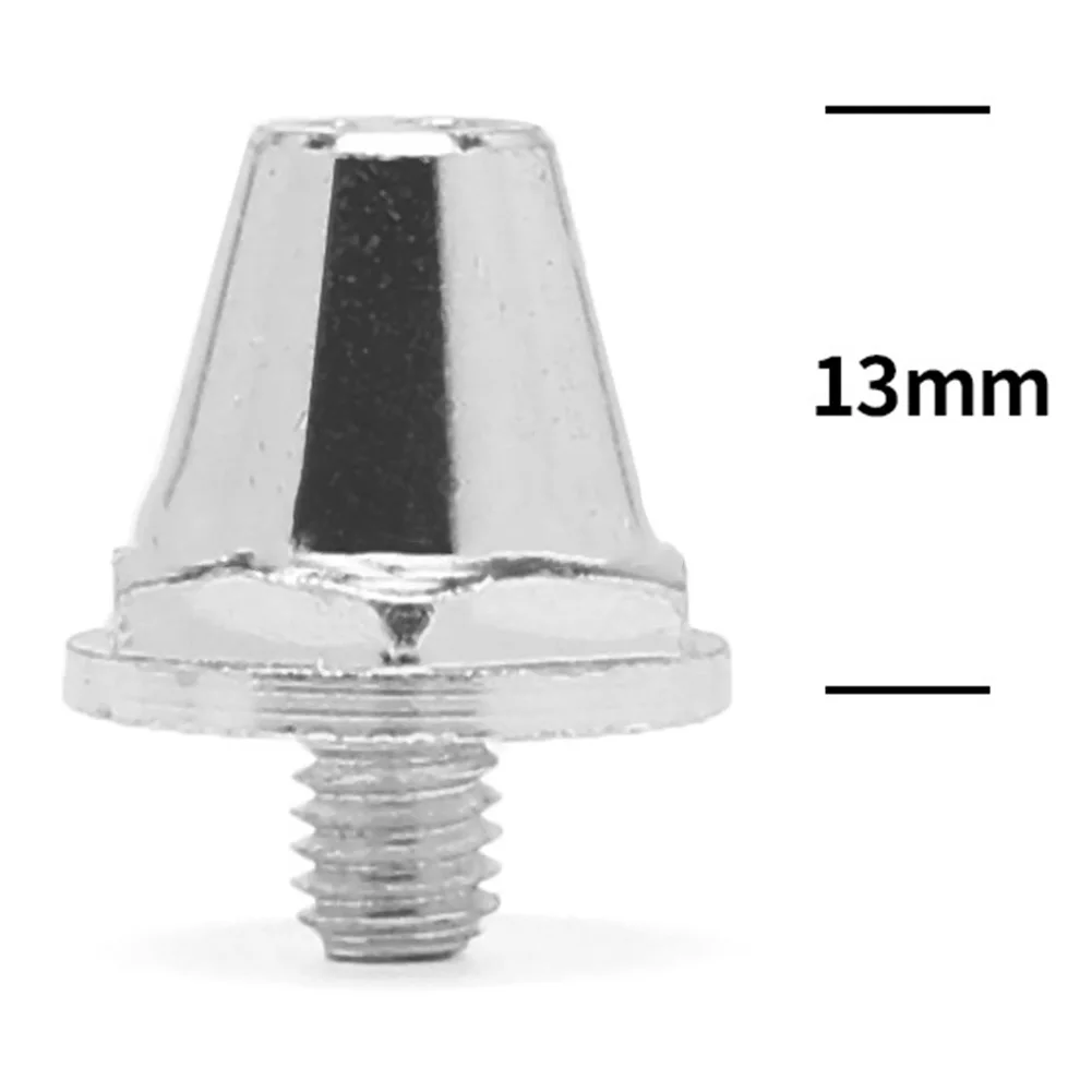 12pcs Football Boot Studs 11/13/15mm Aluminum Alloy Stable Non-Slip Spikes For Rugby Shoes/Hiking Shoes Stud Accessories