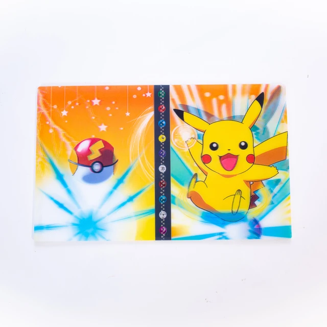Pokemon Album 3D Holographic 240pcs Pikachu Charizard Shining Map Collections Notebook Binder Folder Holder Book Cards Protector Holographic 3D 92