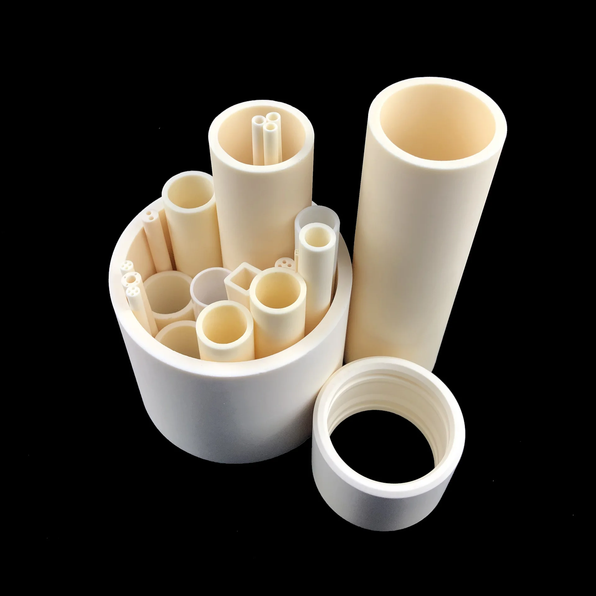 

99.5%-Al2O3 High Thermal Corundum Tube/Alumina Ceramic Tube for Furnace Insulated /Insulating Ceramics For Thermocouple Sensors