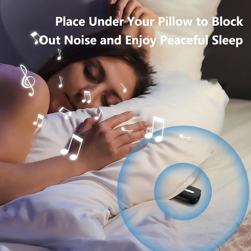Smart Pillow Bluetooth Speaker For Sleep Enhancement_voghion.com