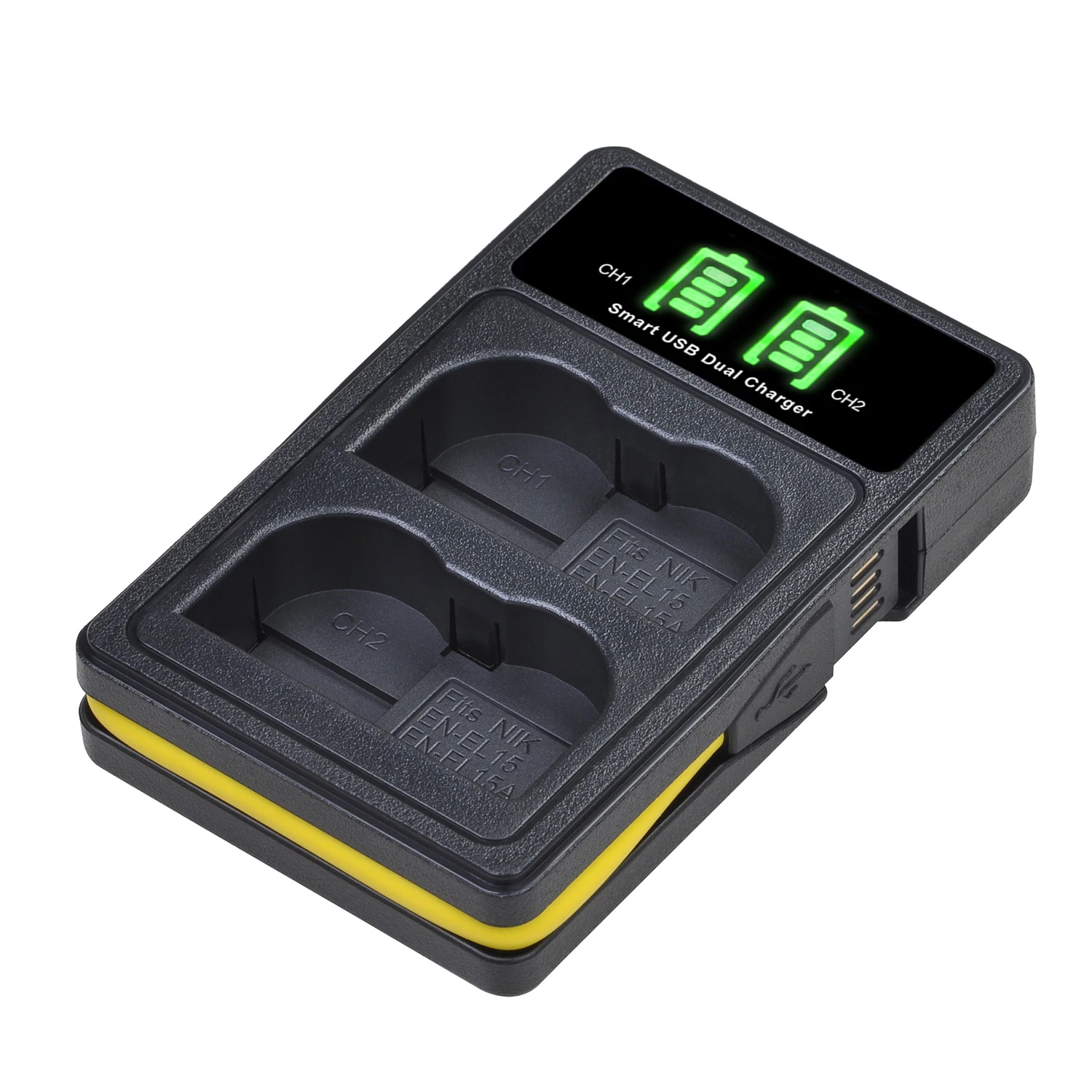 Battery Charger ENEL15 EN-EL15 Battery Charger for Nikon D500 D600 D610 D750 D7000 D7100 D7200 D800 D800E D810 D810A 1v1 LCD Charger battery charger battery charger adapter