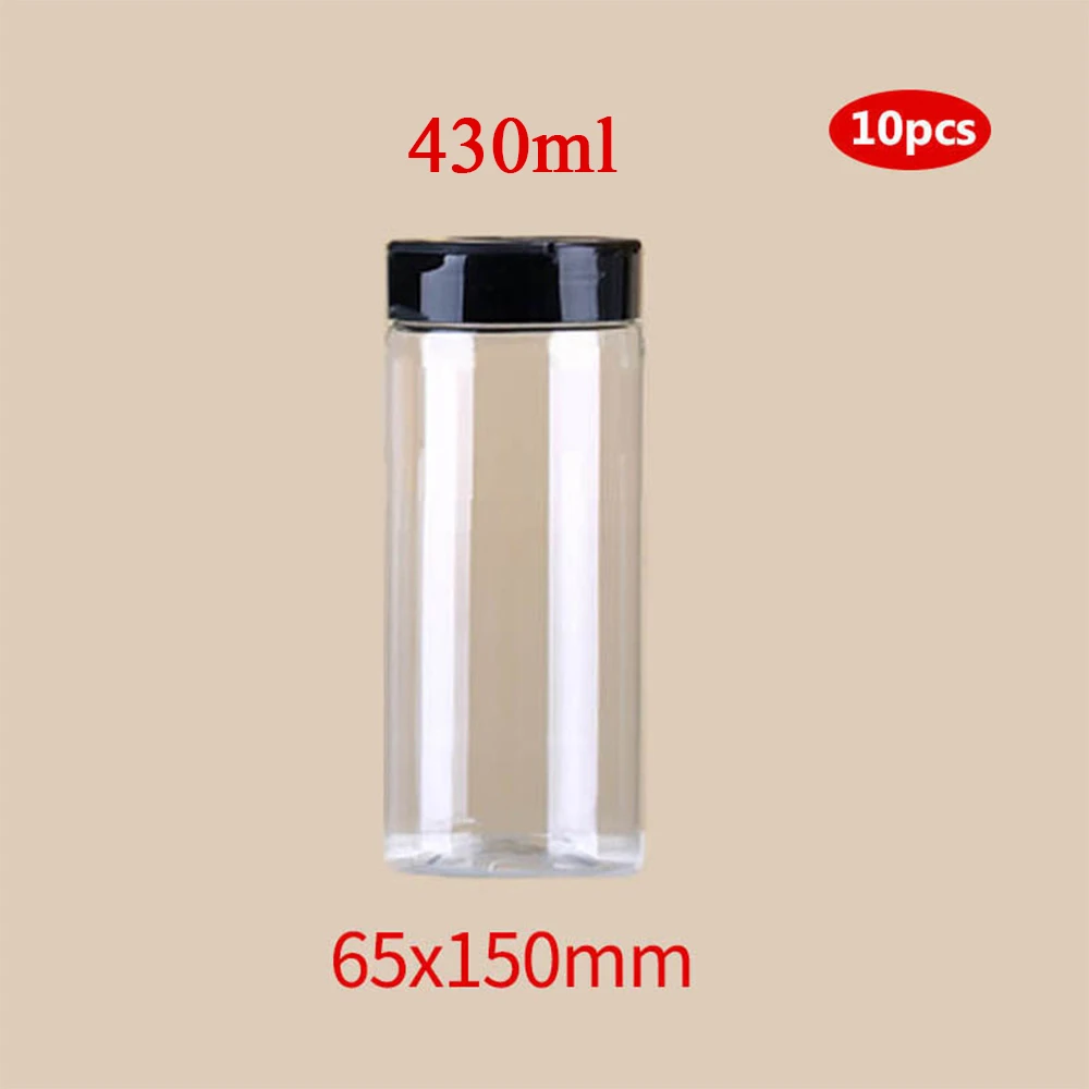 300ml 500ml empty pet plastic spice bottle 10 oz salt pepper seasoning shaker  bottle with butterfly swifter cover