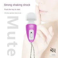 （pink）Portable Mini Massage Tiny Stress Relief Electronic Key-Chain Ring Full Body Massager Bath Accessories vibrate 2