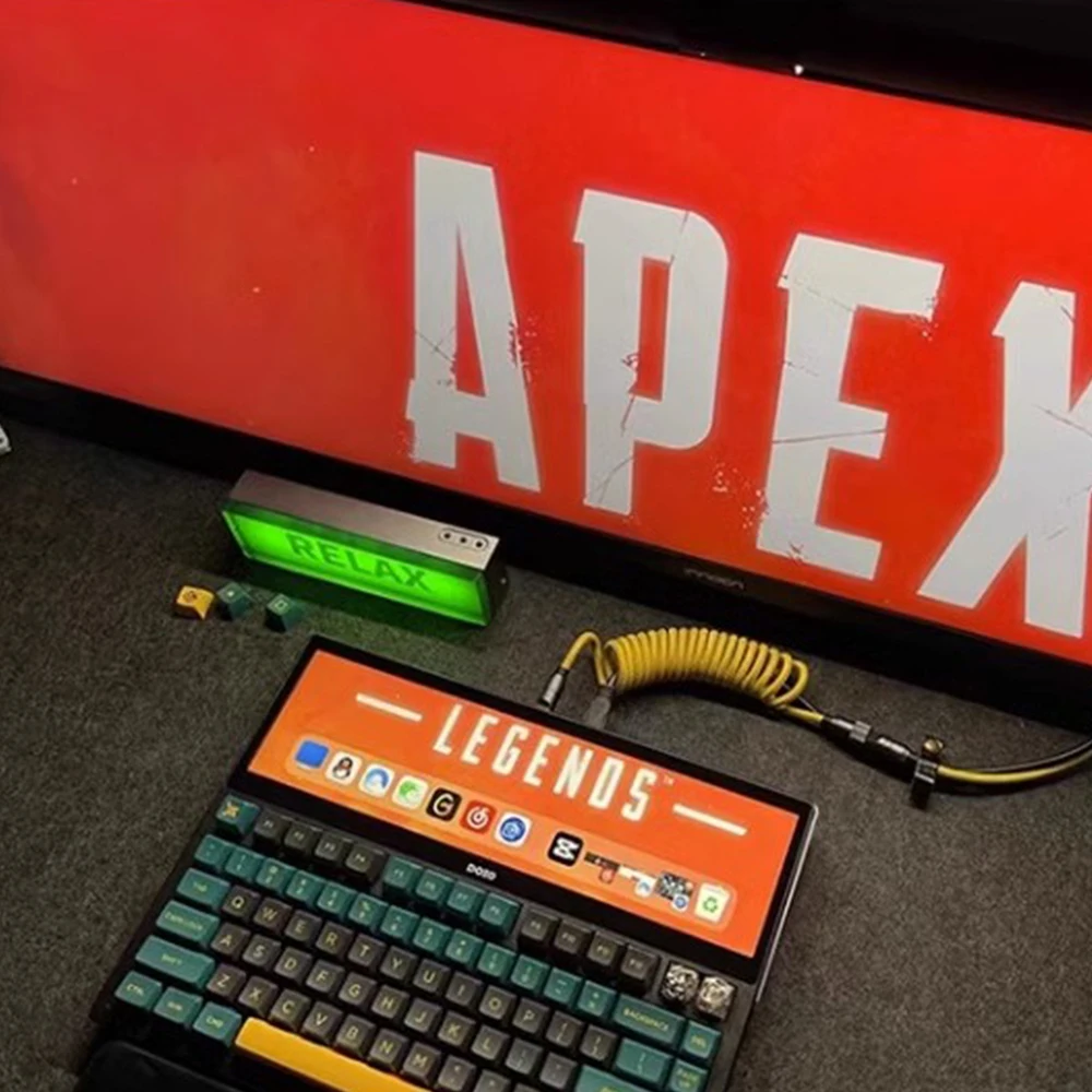 LOONGTR 무선 기계식 키보드 키트, 스크린 OLED 개스킷, PCB 핫 스왑, CNC 알루미늄 합금 게이밍 키보드, QMK VIA, DOIO82