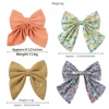 1PC Sweet Floral Cotton Kids Bows Hair Clip  Fashion Print Cheer Up Bowknot Hair Barrette for Women Girls Hairpin Accessories 6