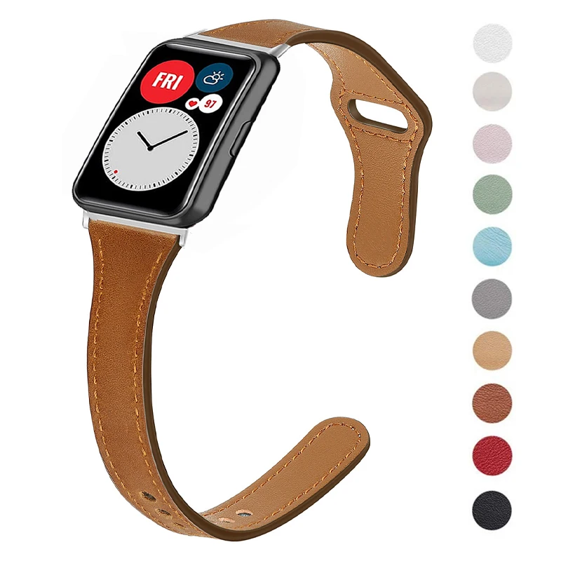 Huawei Watch Fit Leather Strap Huawei Fit Smart Watch Strap Genuine