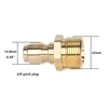 M22-14/15 threaded interface pure brass adapter, 3/8 quick connect can be used for connecting high-pressure cleaning machines 6