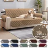 Sofa Covers Waterproof Sofa Slipcovers 1/2/3/4 Seater Non Slip Cover for Kids Pets Washable Sofa Protector with Elastic Strap 1