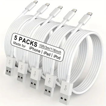 5-Pack 10FT Lightning Cables 1