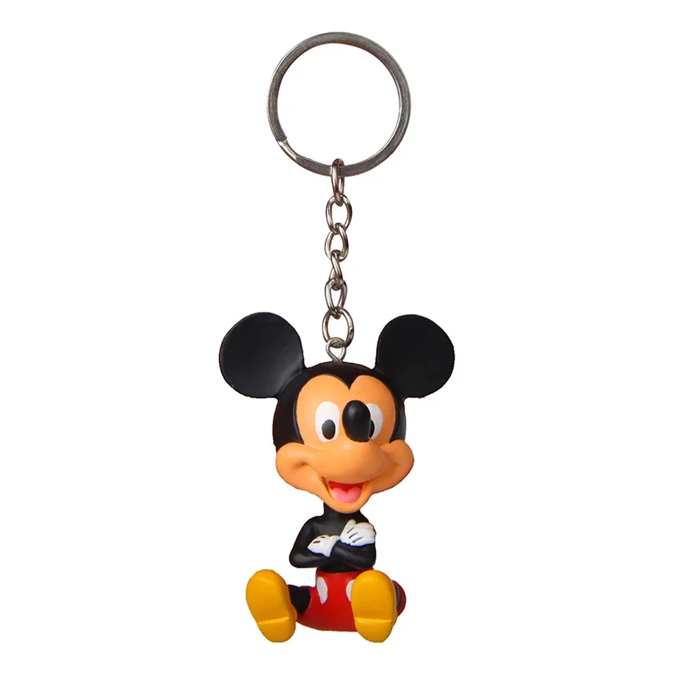 5 種類ディズニーキーチェーンミッキーマウスドナルドダックミニチュア