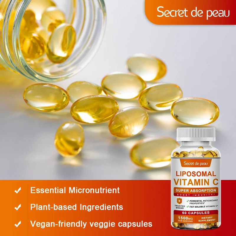 SDP Organic Vitamin C Capsules Supplements Antioxidant Support