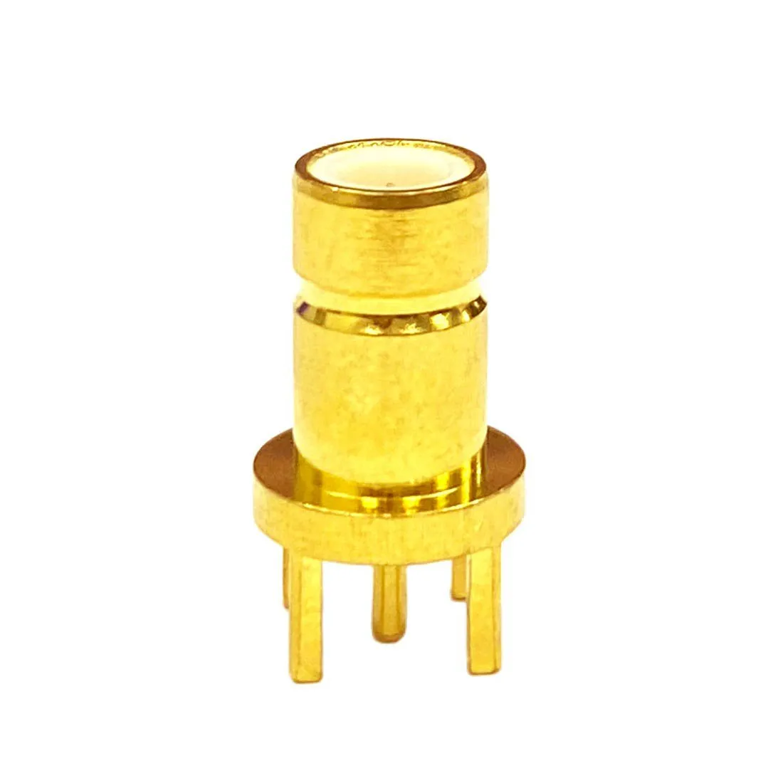 

1pc SMB Male Plug RF Coax Convertor Connector PCB Mount With Solder Post Straight Goldplated New Wholesale