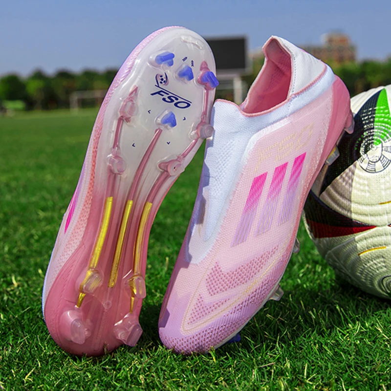 M-2465 الانزلاق على أحذية كرة القدم للرجال التدريب...