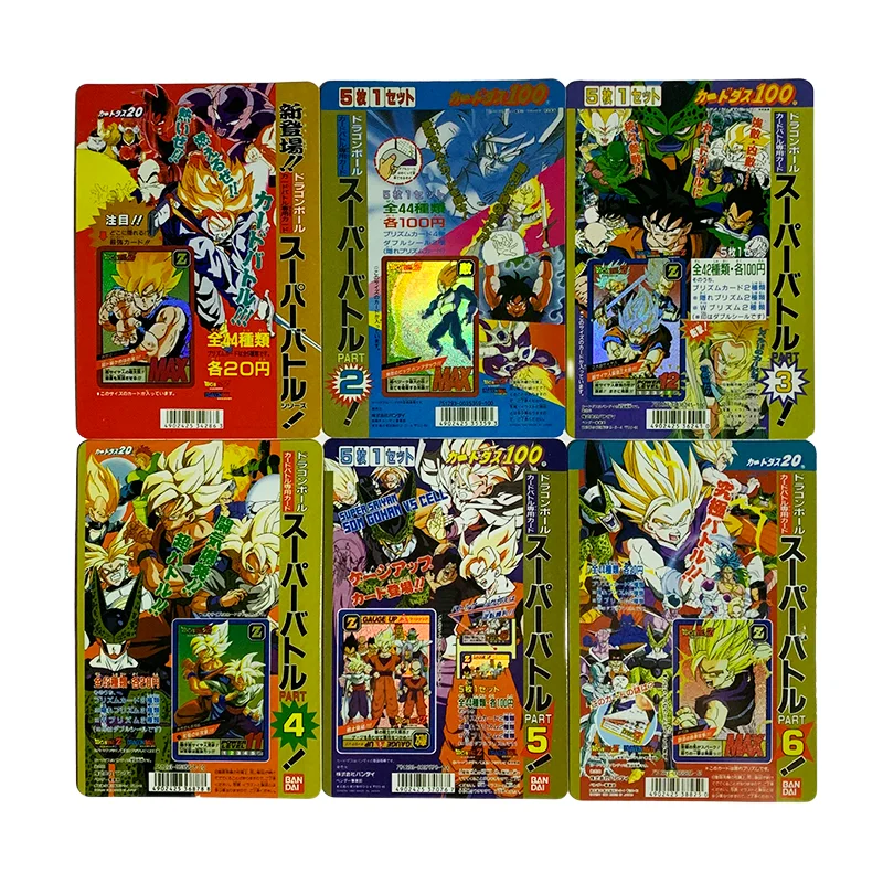 

5Pcs 6Pcs 10Pcs Anime Dragon Ball Super Saiyan Limited 2000 3000 6000 Son Goku Vegeta Hobby Collectibles Flash Cards Gift Toys