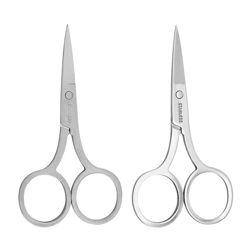 

1Pcs Eyebrow Scissor Makeup Eyelash Trimmer Facial Hair Remover Manicure Scissor Nail Cuticle Tool Beauty Scissors