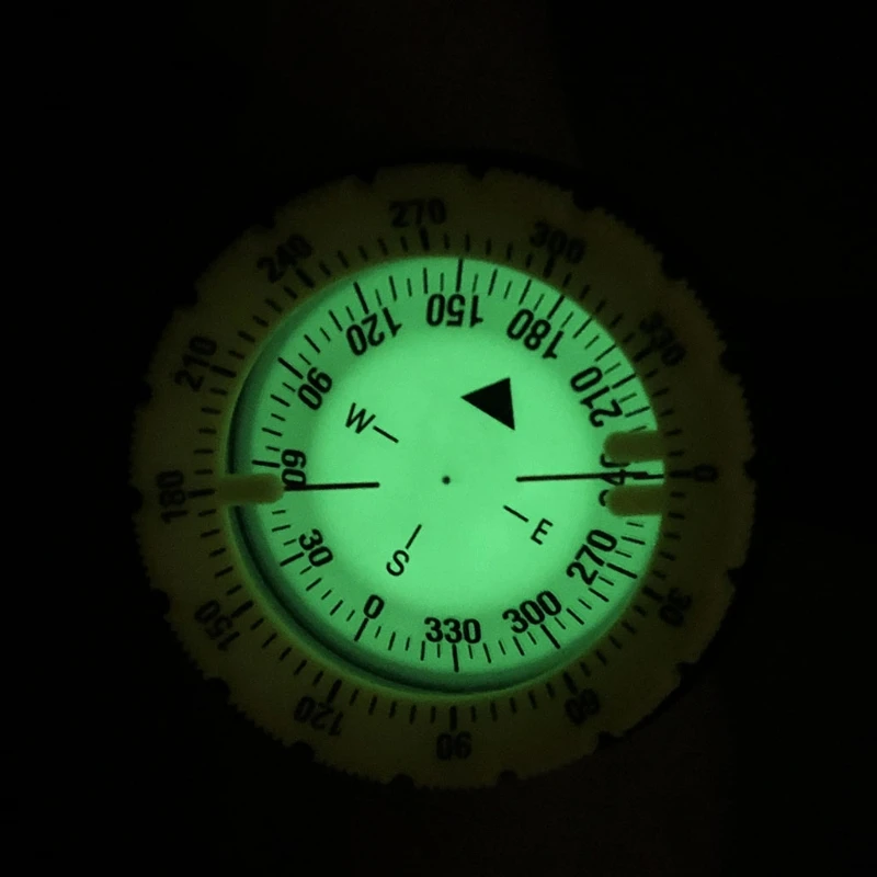 

50m Diving Underwater Compass Professional Waterproof Navigator Digital Scuba Luminous Balanced Watch for Swimming