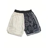 Men's Mamba #824 Premium Embroidery Basketball Shorts Breathable Mesh Drawstring Shorts Outdoor Sports and Fitness Casual Pants 5