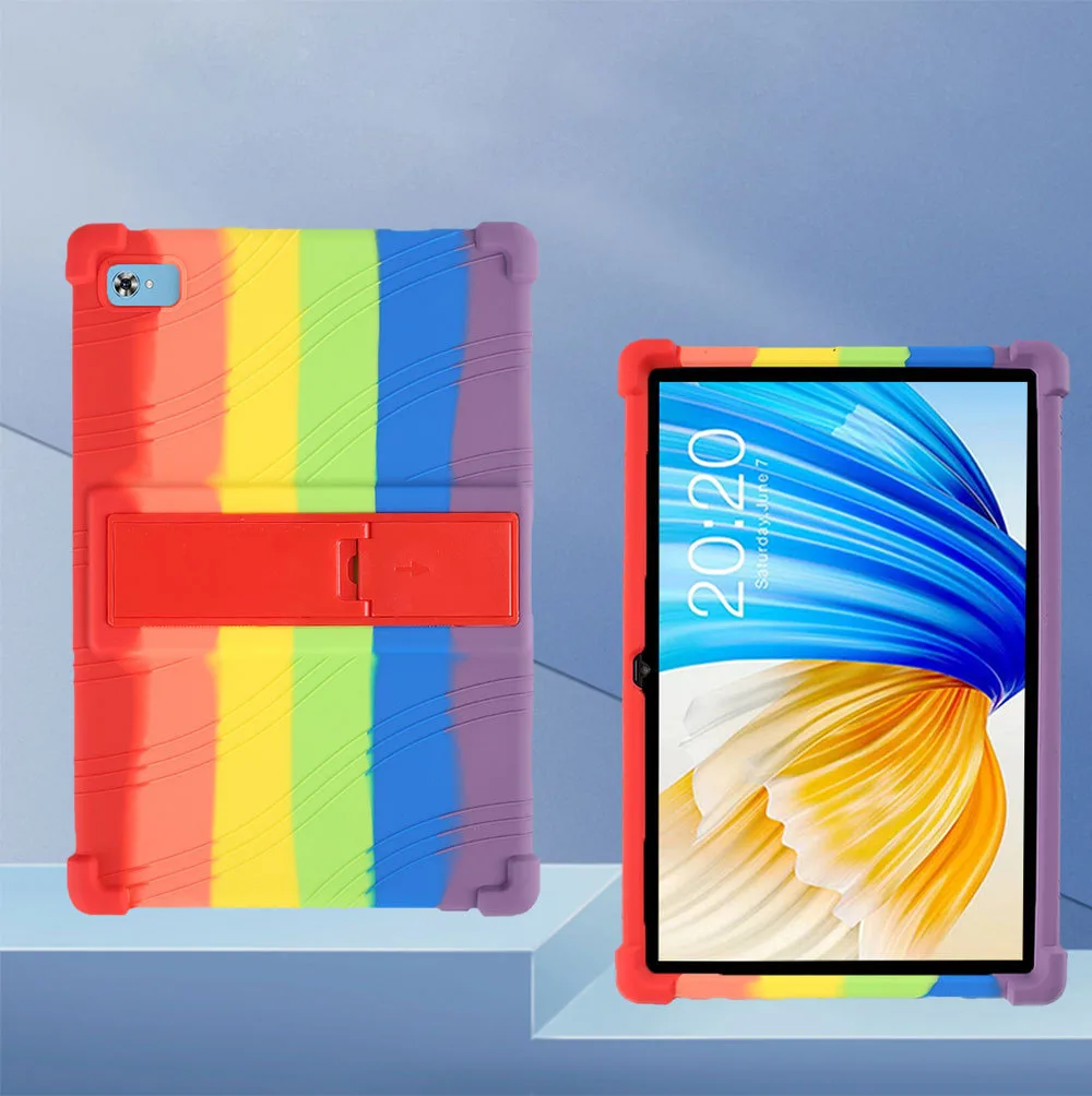 Concha Protetora de Silicone Macio para Tablet Capa para Teclast P30s 2023 10.1 Capa para Teclast P20 P20hd M40 Pro Tablet Stand - Imagem 6