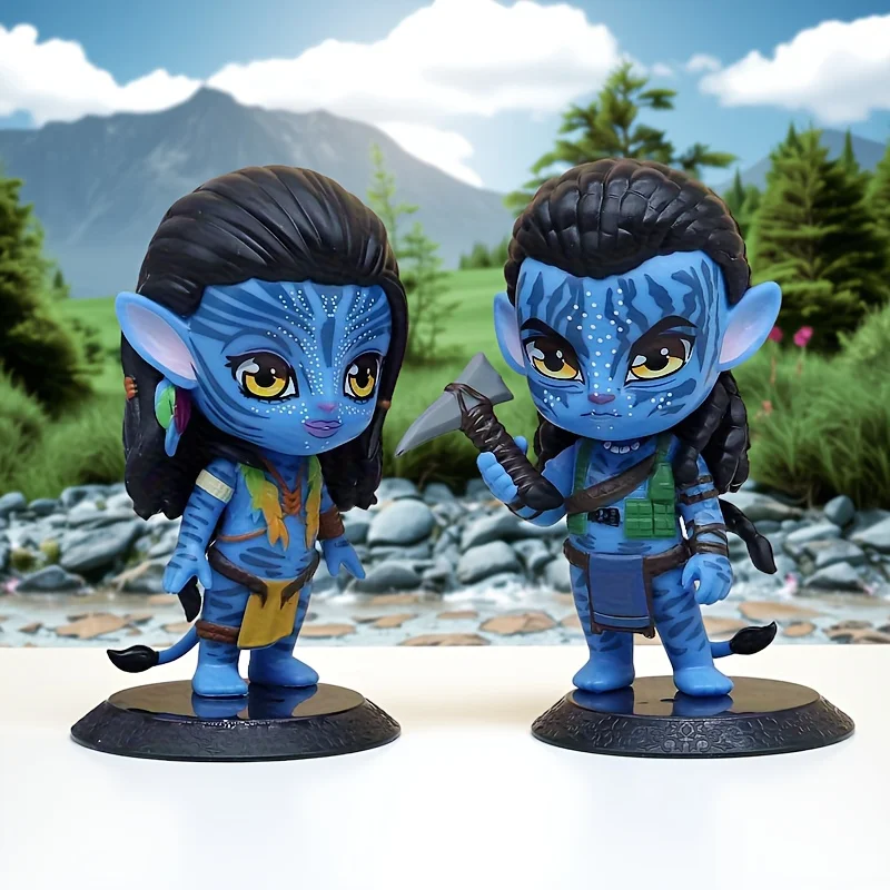 Avatar: The Way of Water Neytiri & Jake Sully Collectible PVC Mini Statue